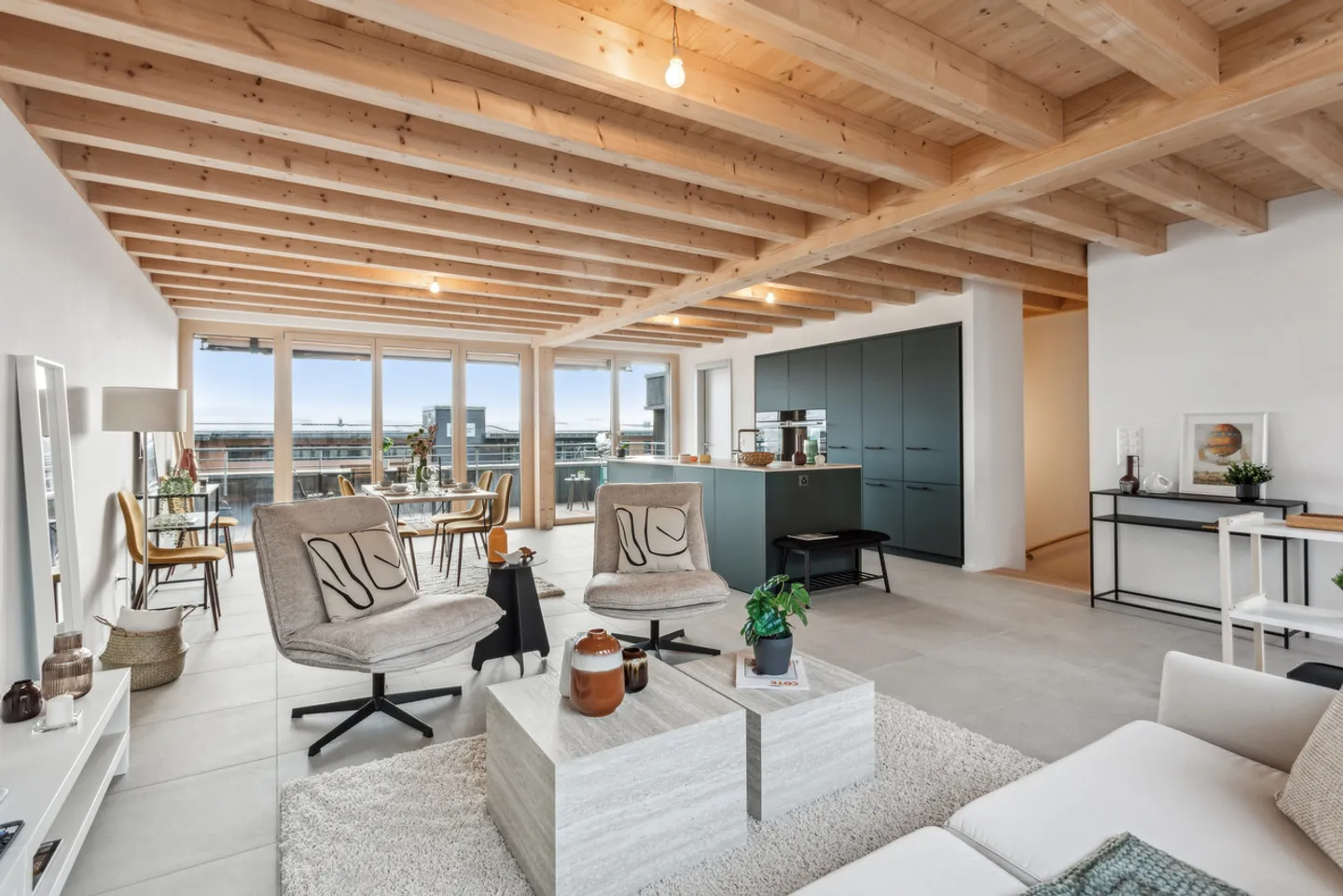 Wunderschöner zeitgenössischer Duplex mit Patio - Foto 2 von 13