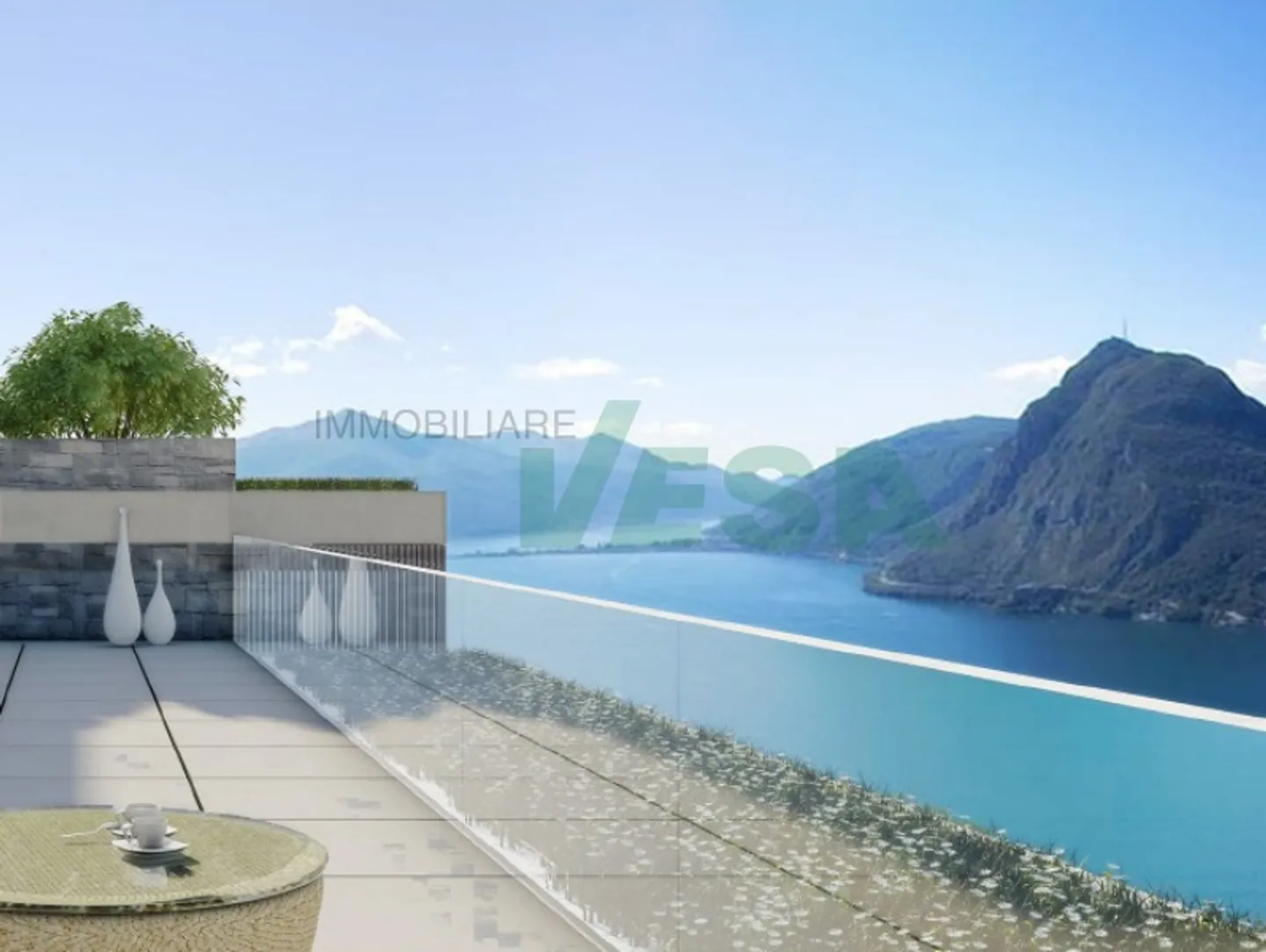 Nouvel et superbe appartement avec belle vue et piscine privée - Photo 8 sur 9