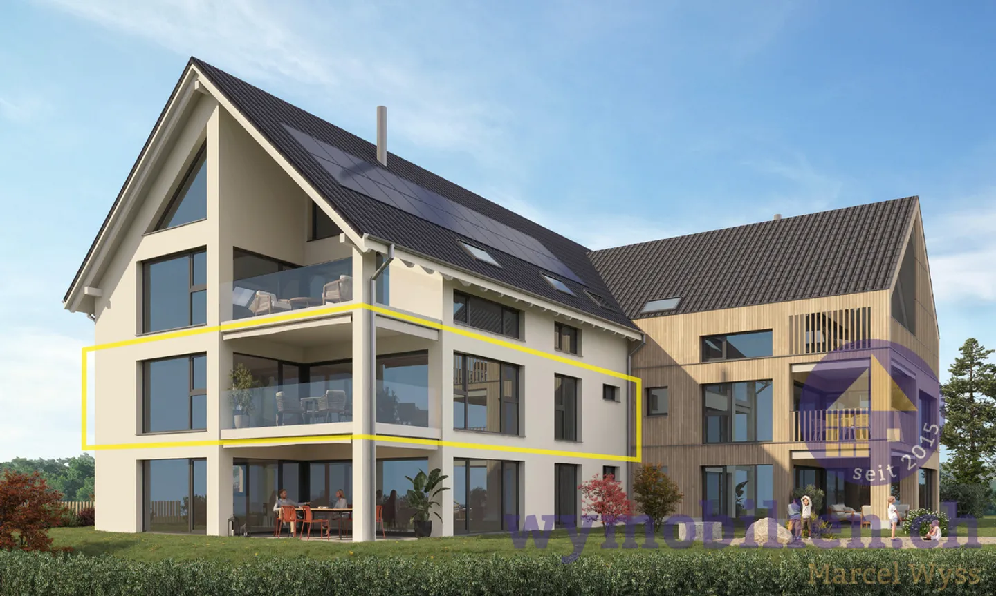 Wohntraum mit 4.5 Zimmer, Suite mit Bad, bezugsbereit 08.2026! - Foto 1 von 13