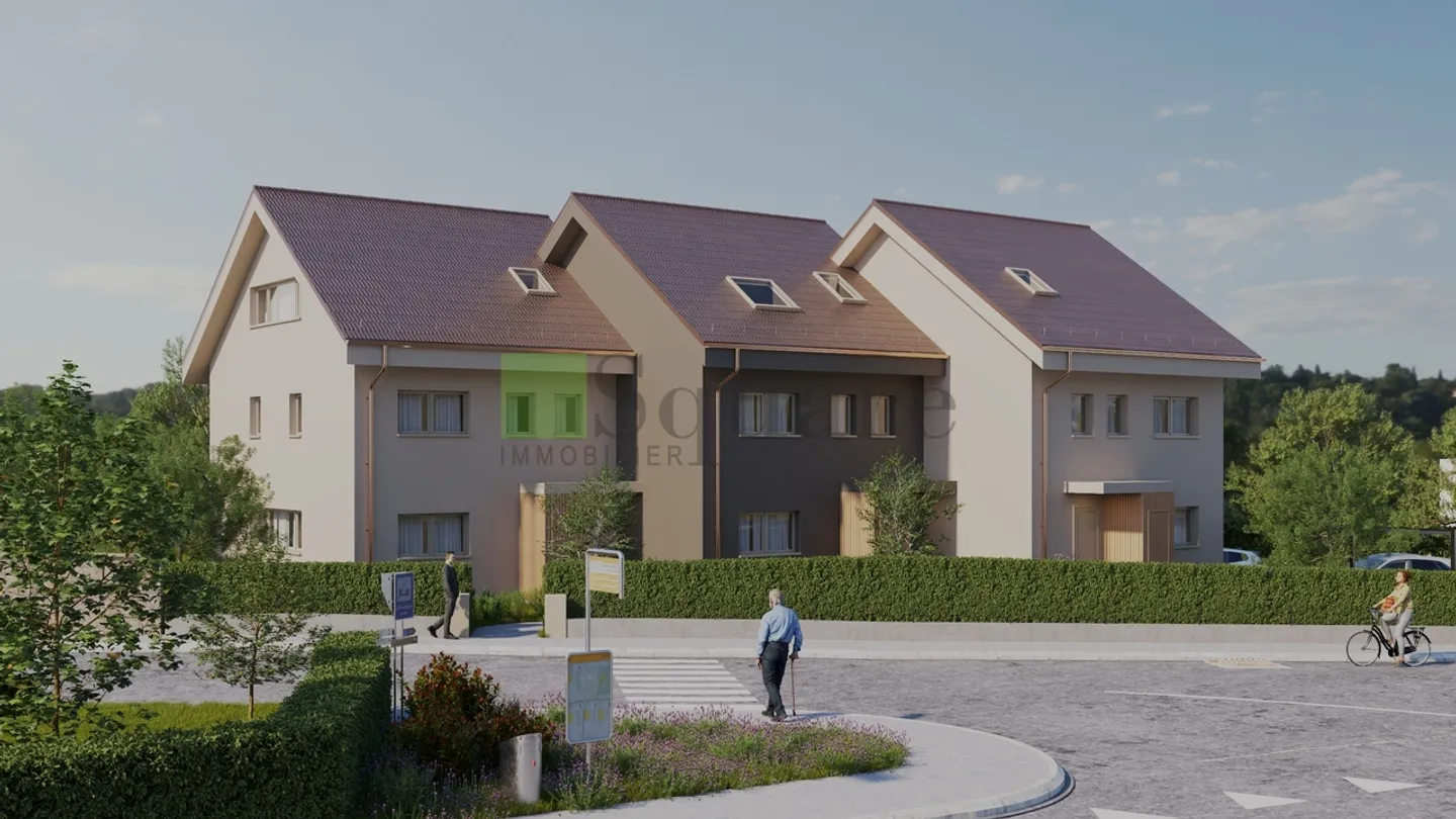 Les villas de Calamin - magnifique projet de 3 villas mitoyennes - Photo 6 sur 6