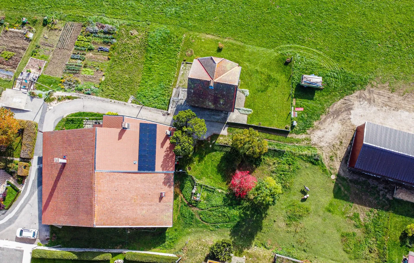 Ferme mitoyenne avec beau dégagement, jardin et terrasse - Foto 13 di 13