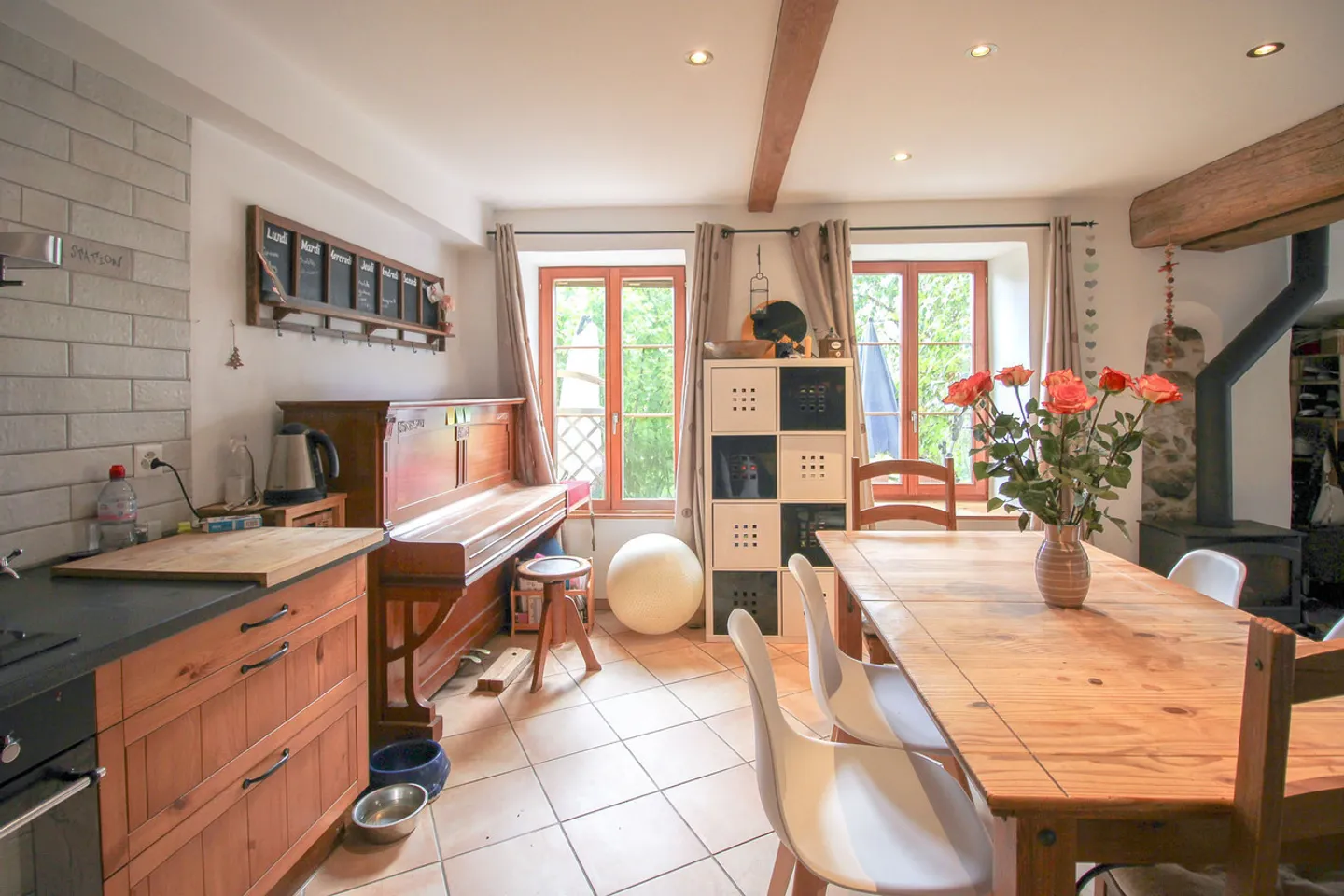 Ferme rénovée d'un appt avec poss. d'agrandissement Magnifique vue - Foto 6 di 13