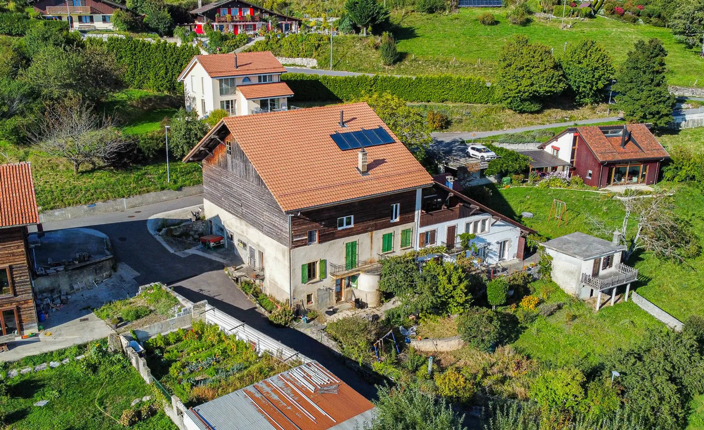 Ferme rénovée d'un appt avec poss. d'agrandissement Magnifique vue - Foto 3 di 13