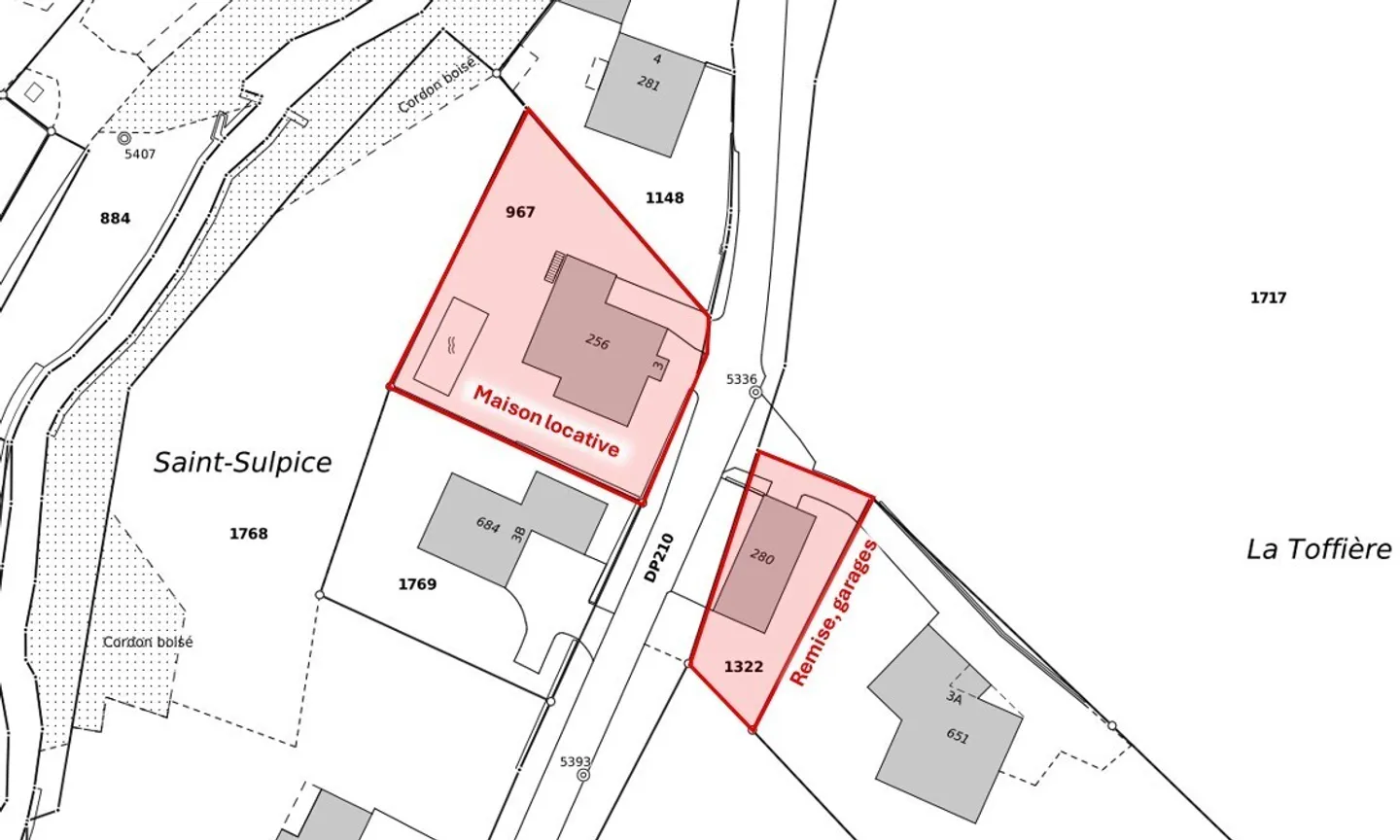 Maison locative de 3 appartements, garage et grand jardin - Foto 5 von 13