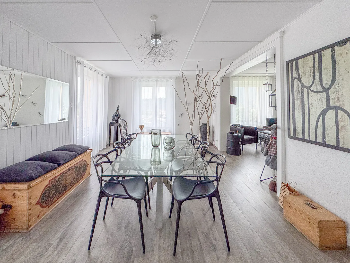 Magnifique immeuble locatif de 7 logements Beau jardin et couvert - Foto 2 von 13