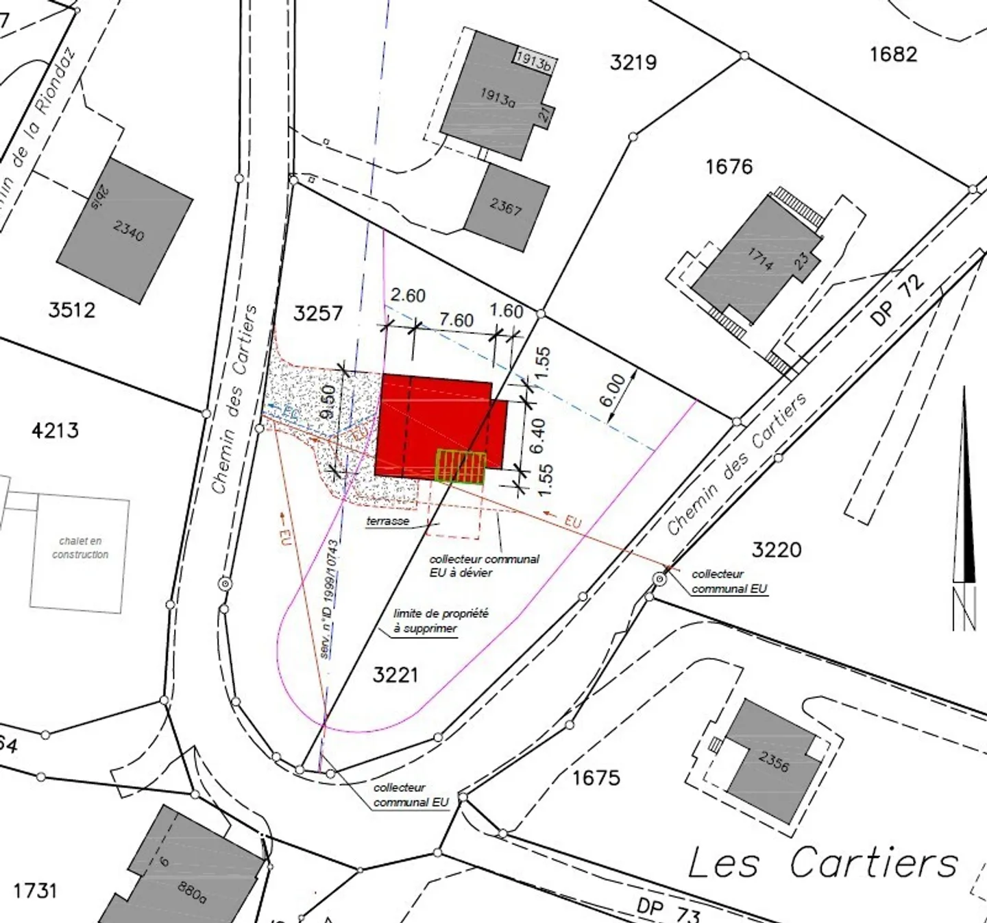 Bebaubares Grundstück 1.515 m2 in Les Mosses - Foto 7 von 13