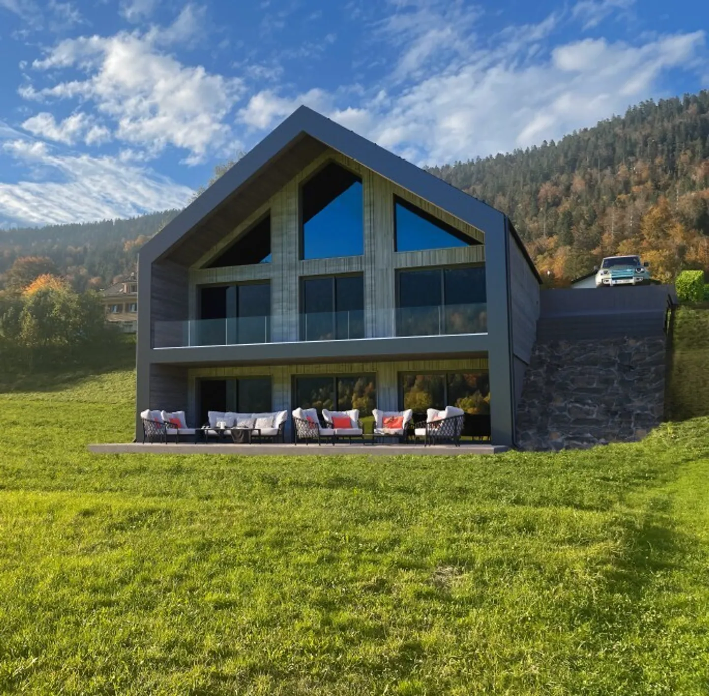 Buildable land of 3,965 m2 Building permit granted - Photo 3 of 13