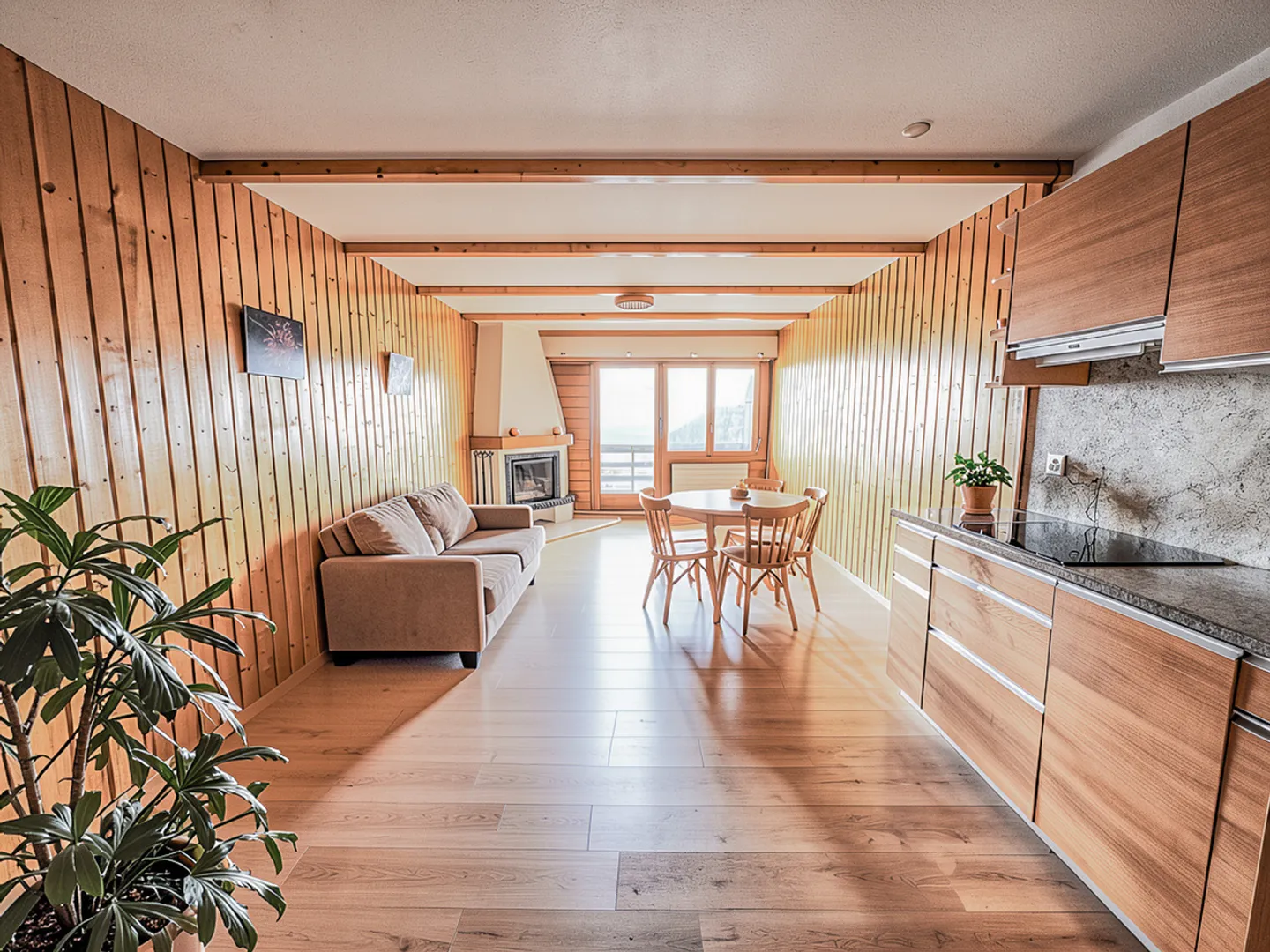 2,5-Zimmer-PPE-Wohnung mit Balkon im 1. Stock Wunderschöner Blick - Foto 6 von 11