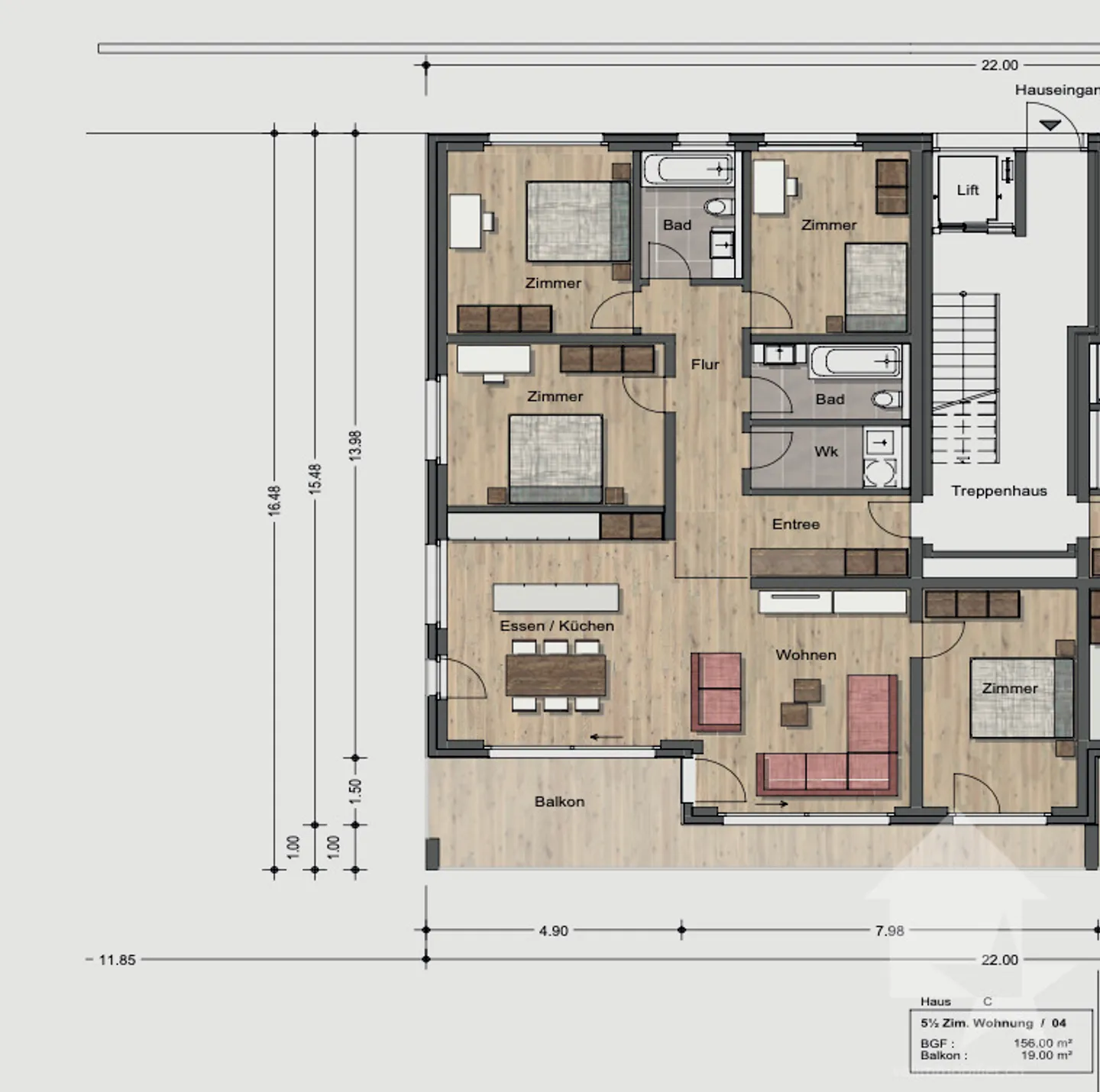 Nouveaux appartements résidentiels de 5,5 pièces - Photo 10 sur 13