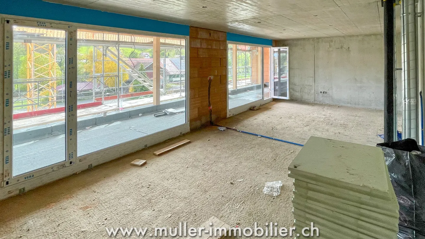 Attic with countryside view, close to Romont - Photo 8 of 13
