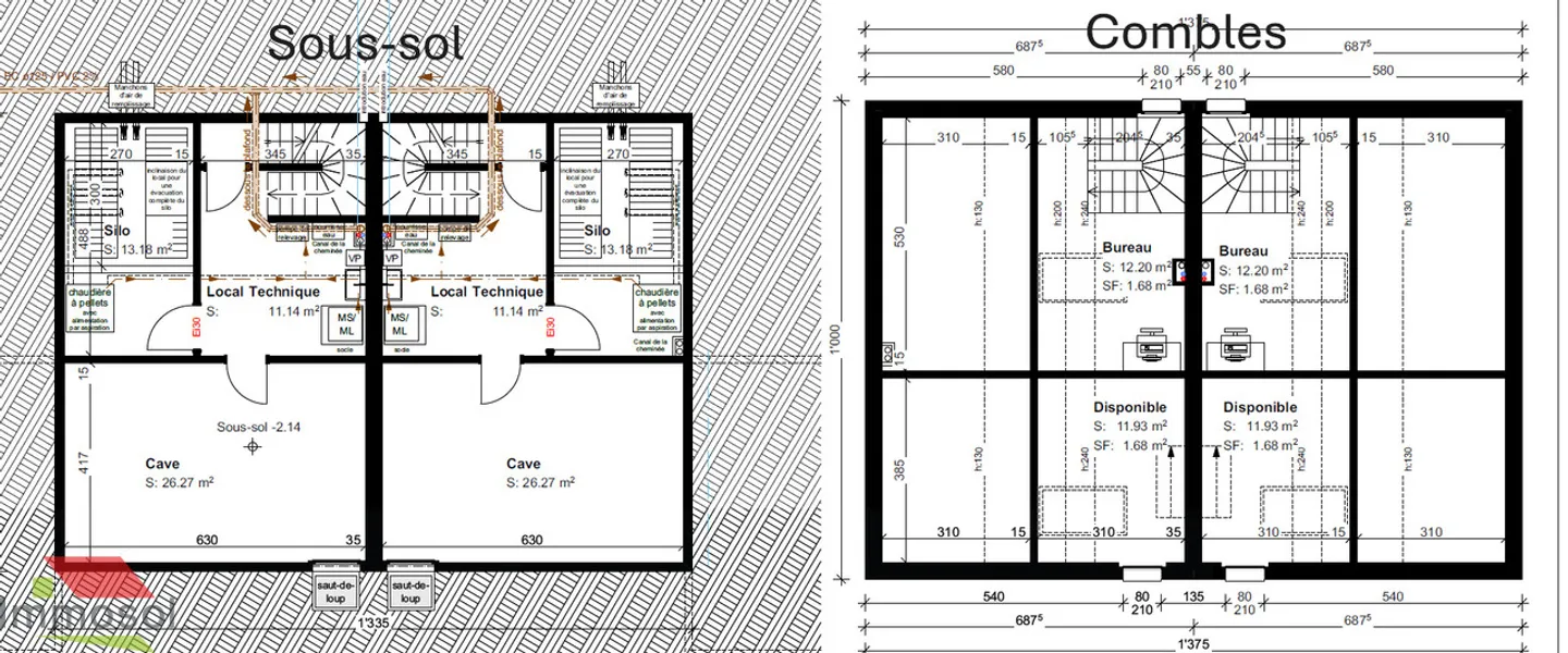 Doppelhaus auf Plan - 5,5 Zimmer - Keller - Garten - Garage - Foto 10 von 12