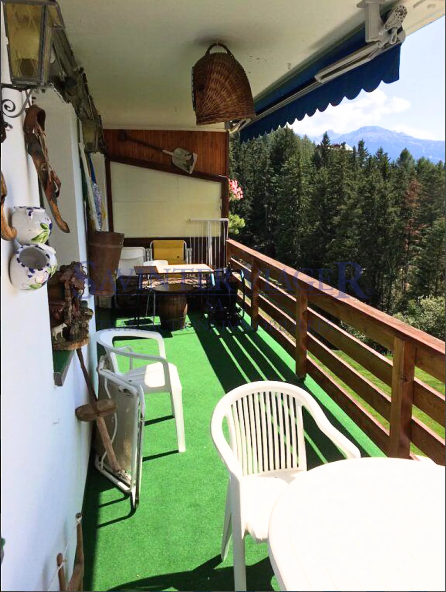 Vista magnifica. Crans-Montana. Vitalizio occupato. - Foto 8 di 11