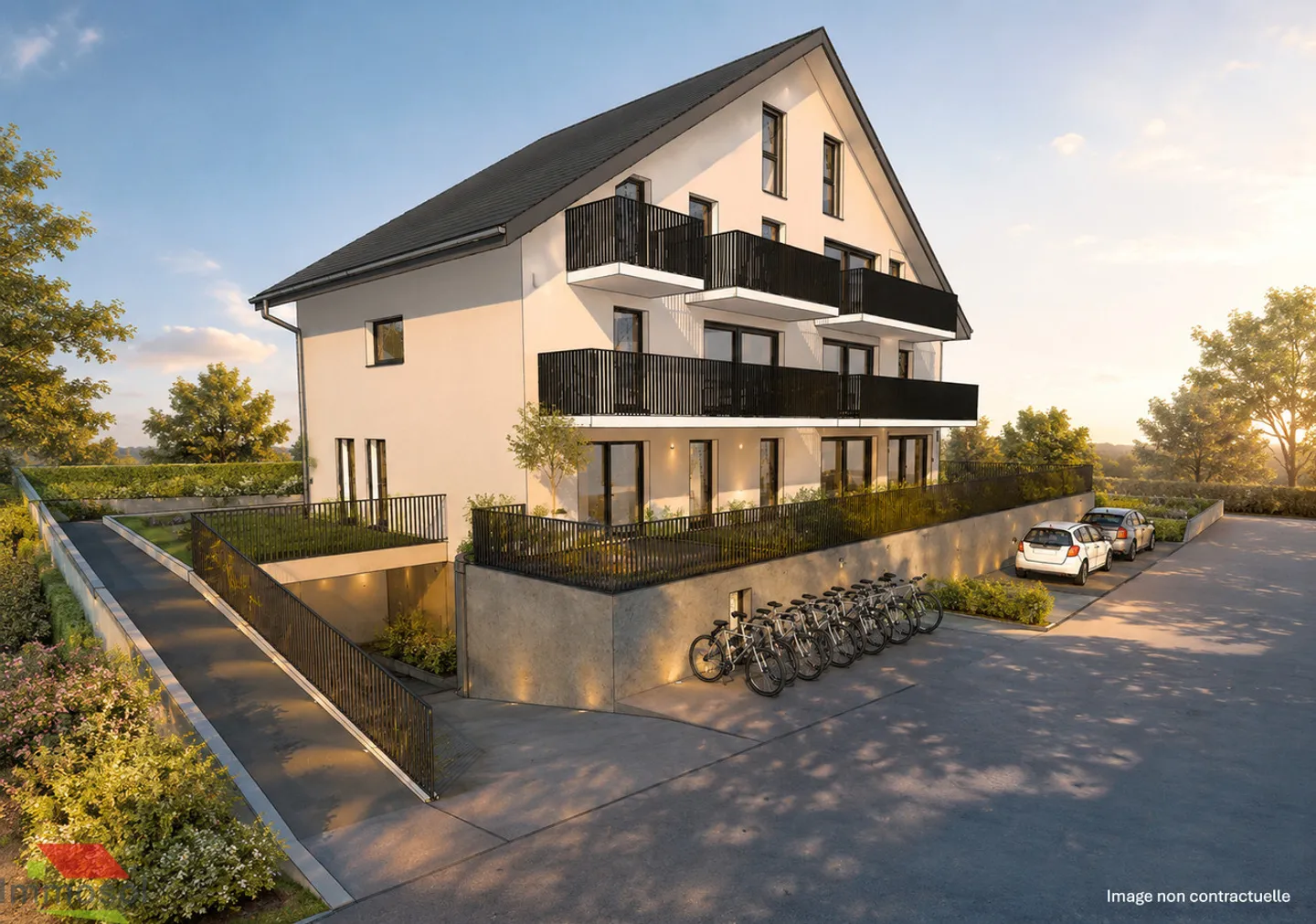 3.5 rooms new in Daillens - Beautiful view of the Jura - Balcony - Photo 6 of 11