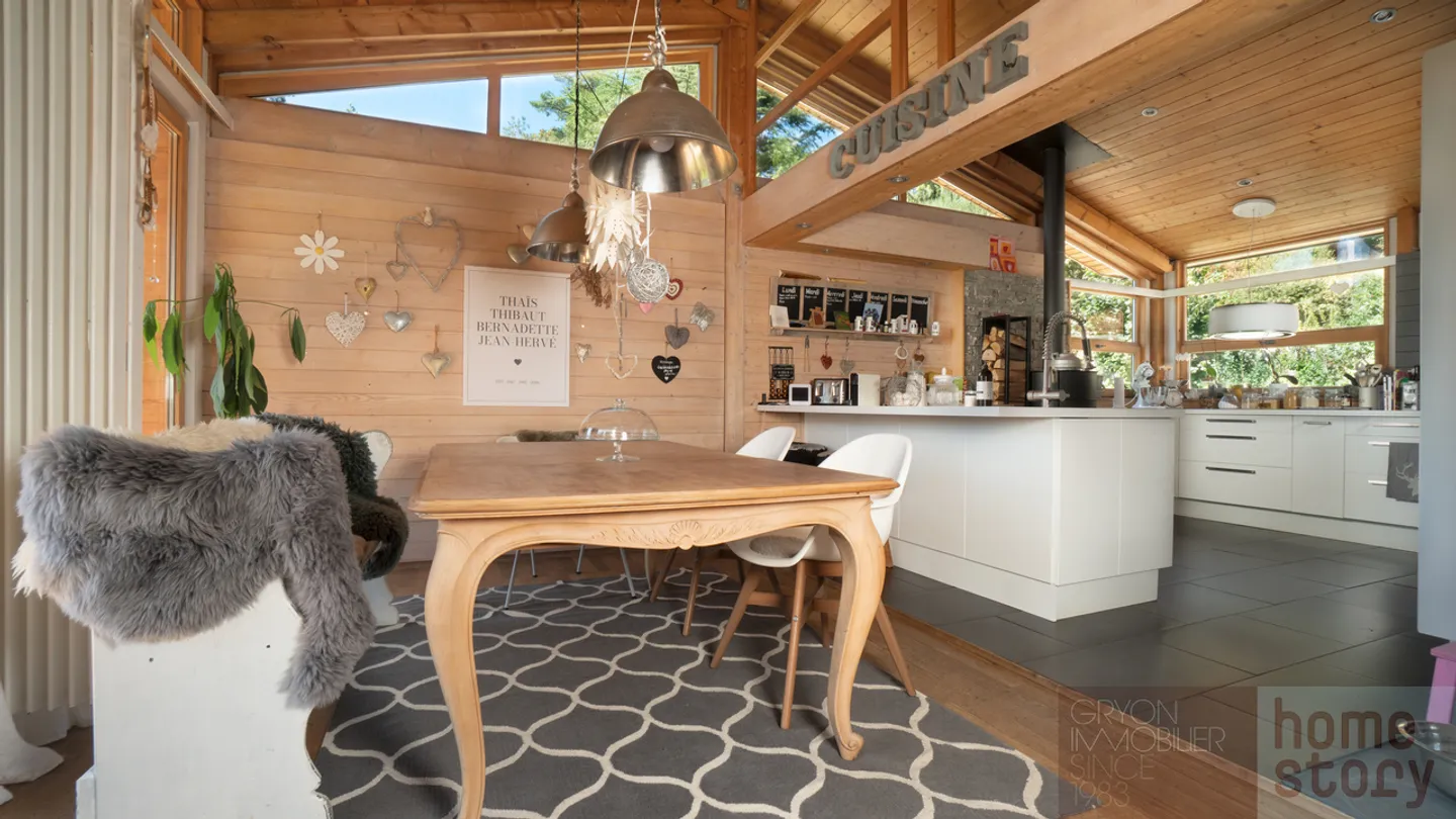 Rarità a Gryon - chalet ristrutturato, vista sulle Dents du Midi e grande giardino - Foto 6 di 13