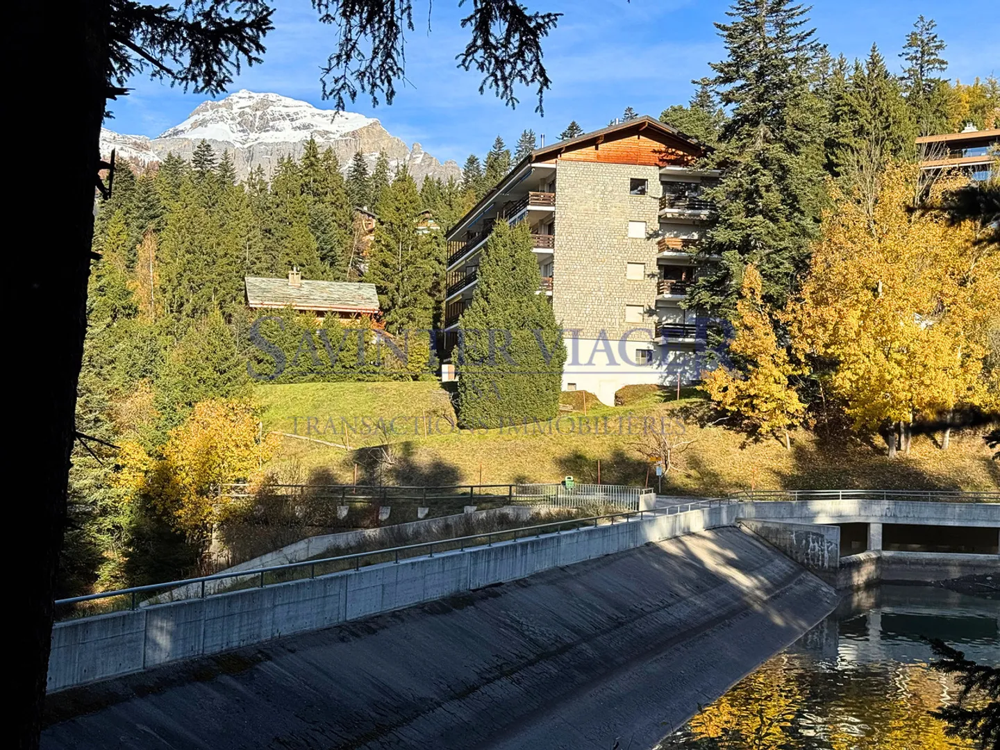 Vista magnifica. Crans-Montana. Vitalizio occupato. - Foto 3 di 11