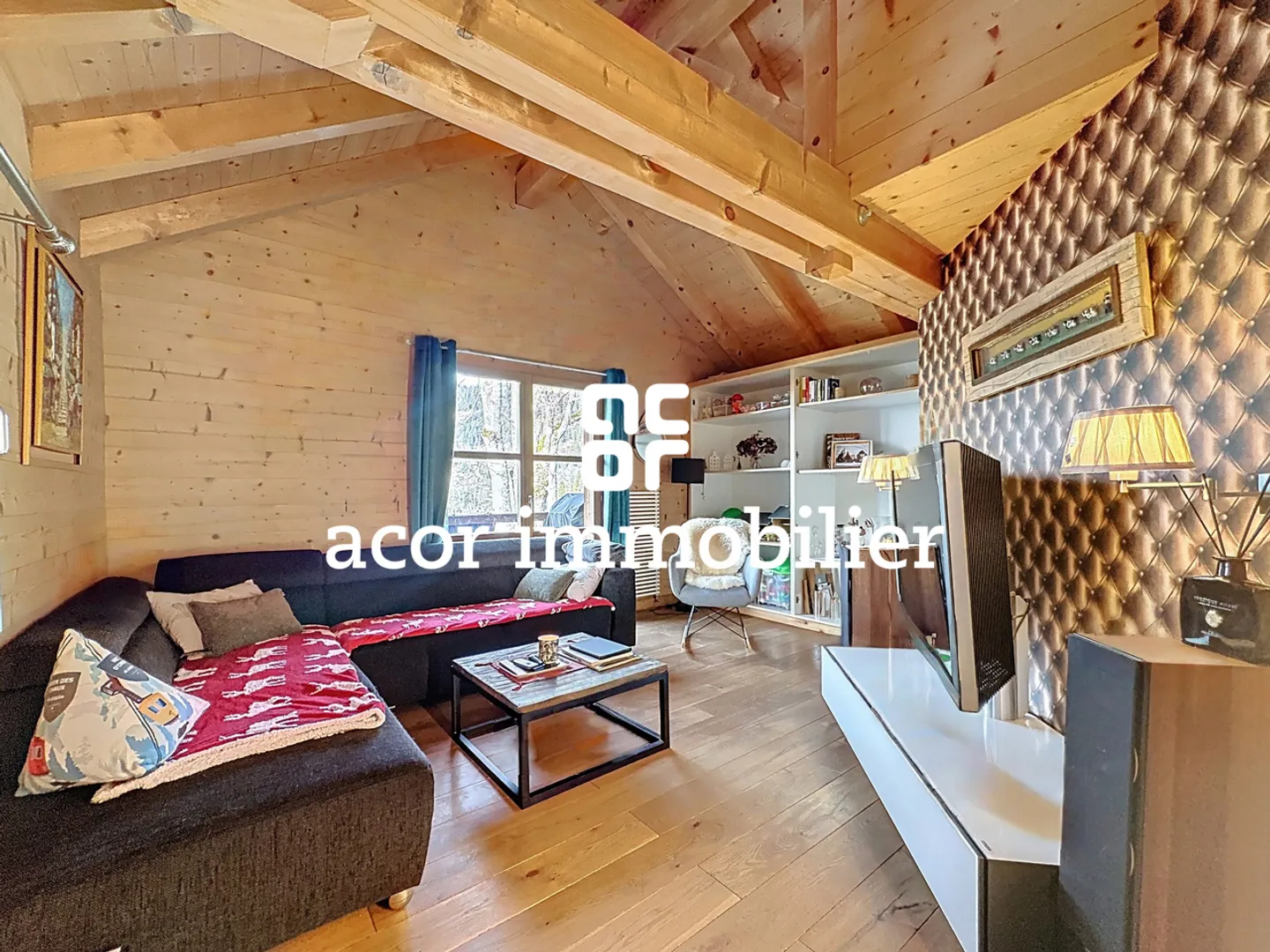 Authentisches und raffiniertes Chalet ideal im Zentrum von Villars gelegen - Foto 4 von 6