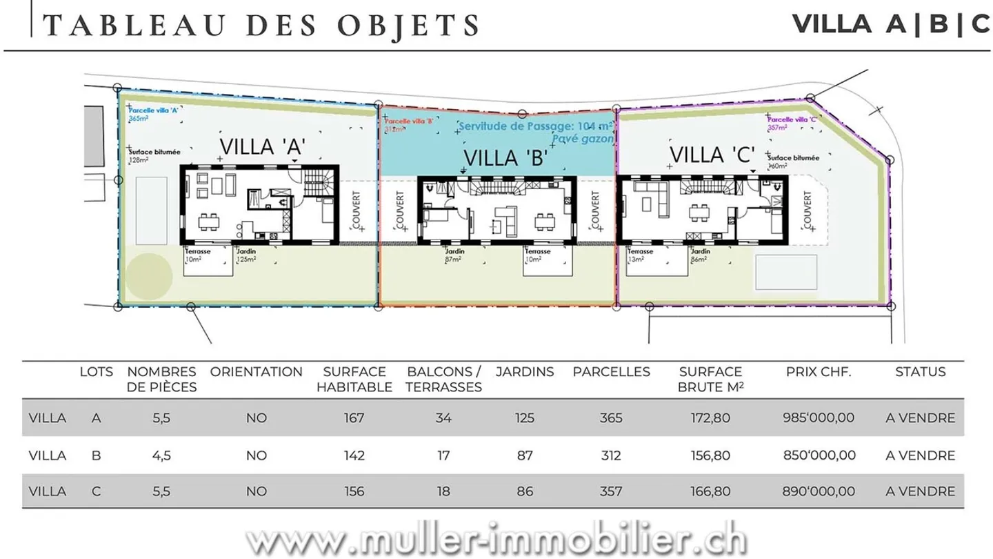 Villa neuve mitoyenne dans un hameau historique de la Broye - Photo 11 sur 13