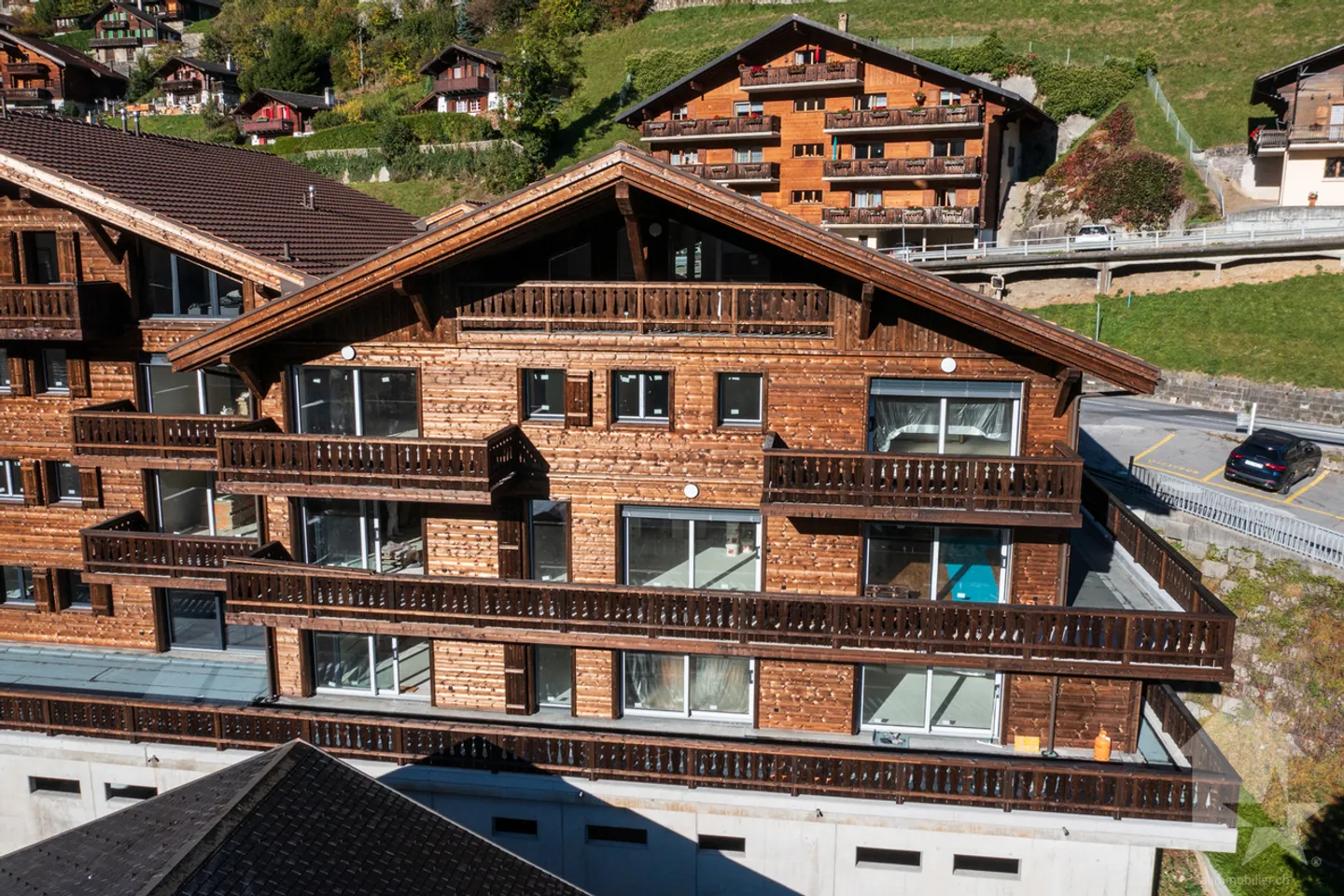 Val-d'Illiez, splendido duplex di 182 m2 con ufficio professionale - Foto 13 di 13