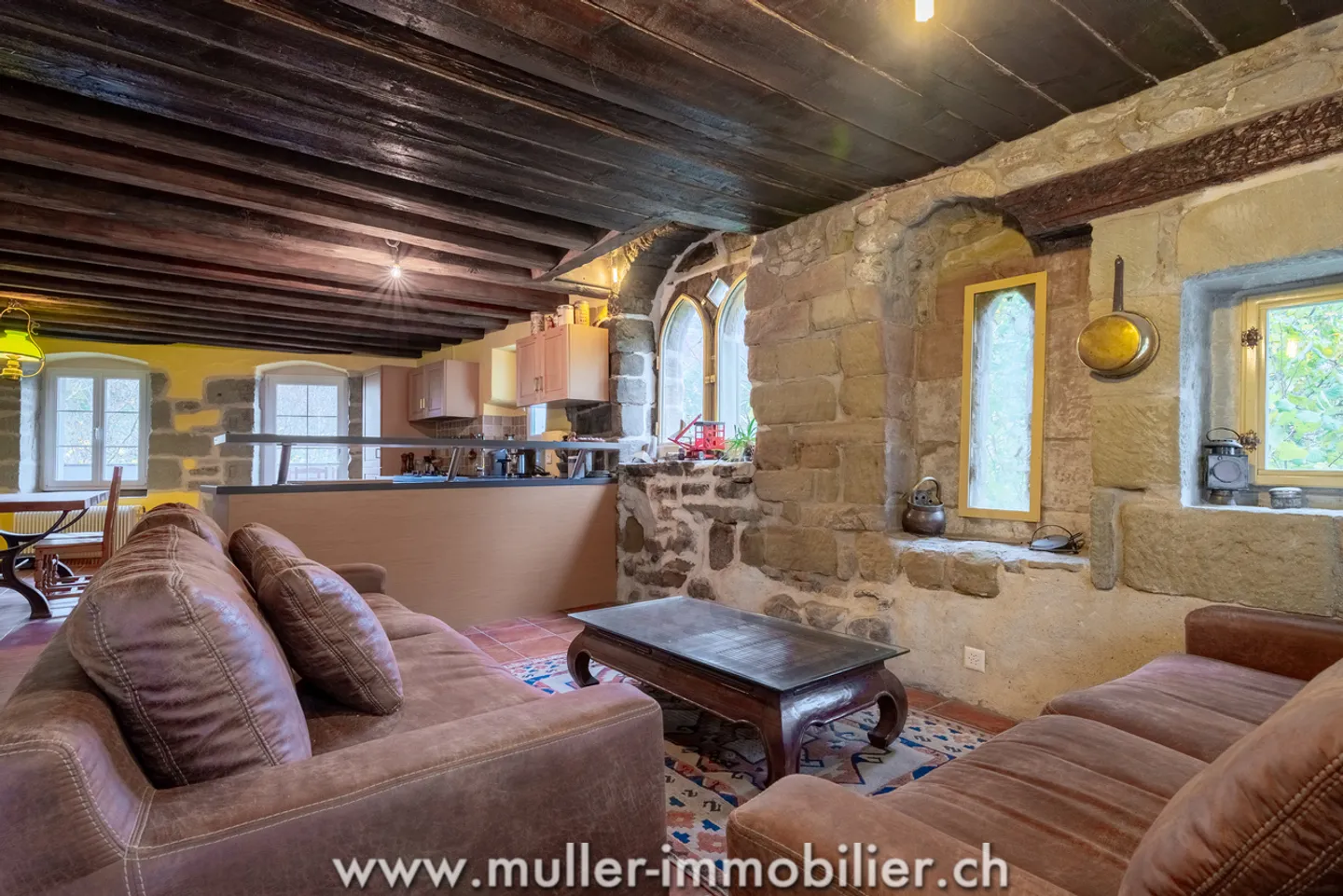 Superbe appartement rénové en plein coeur du bourg de Moudon - Foto 5 von 13