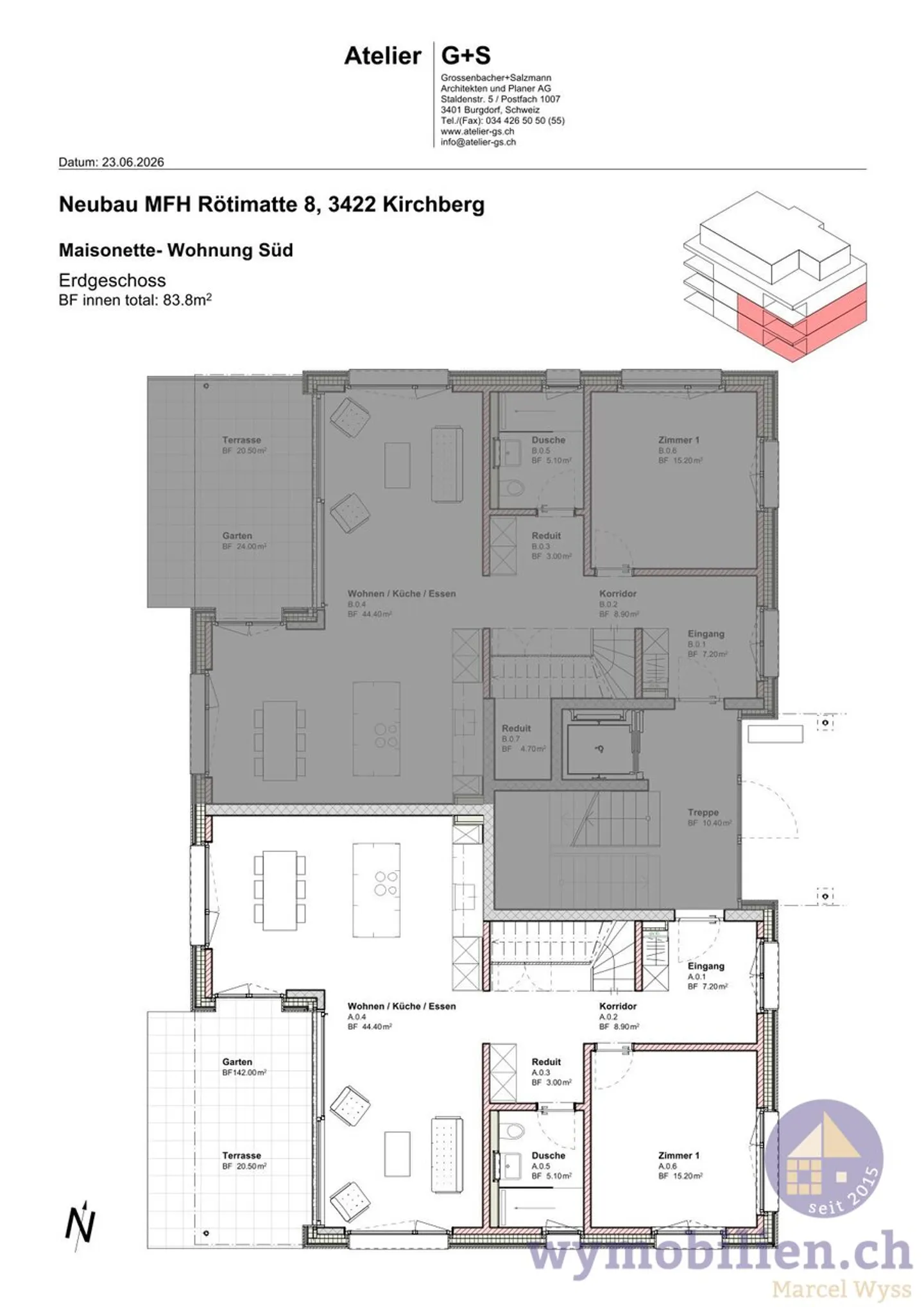 Living like in a single-family home - exclusive 6.5-room maisonette 162m2 - Photo 7 of 13