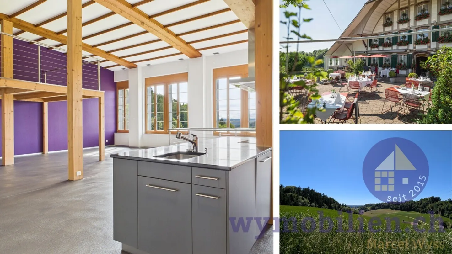 Triplo Attraente: Appartamenti Minergie, Locanda Redditizia + Terreno Edificabile! - Foto 1 di 13