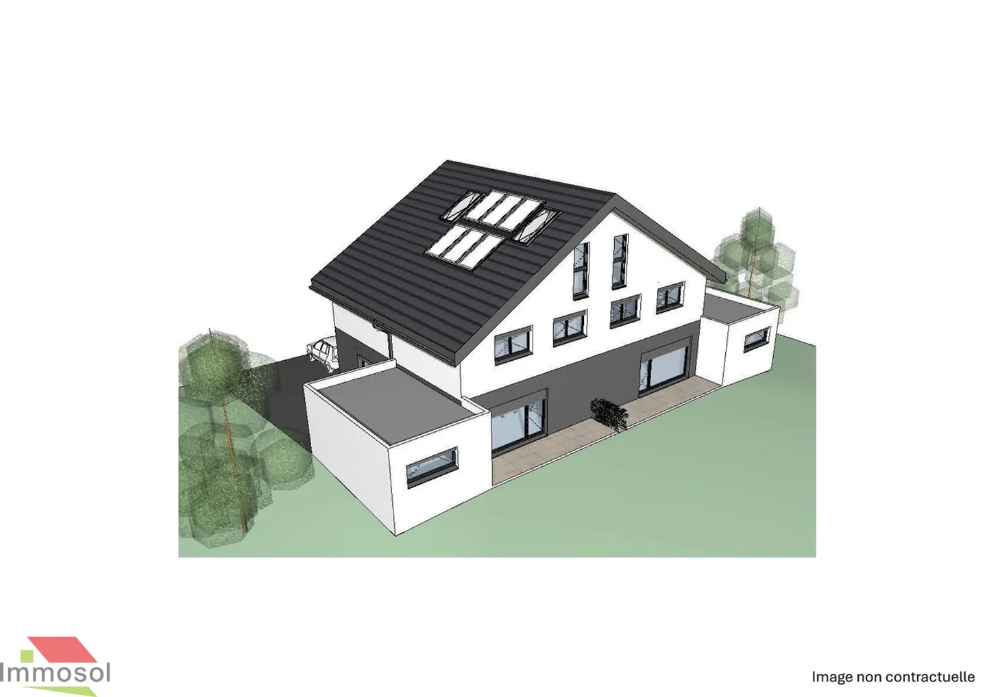 Zweifamilienhaus nach Plan - 5,5 Zimmer - Keller - Garten - Garage - Foto 4 von 9