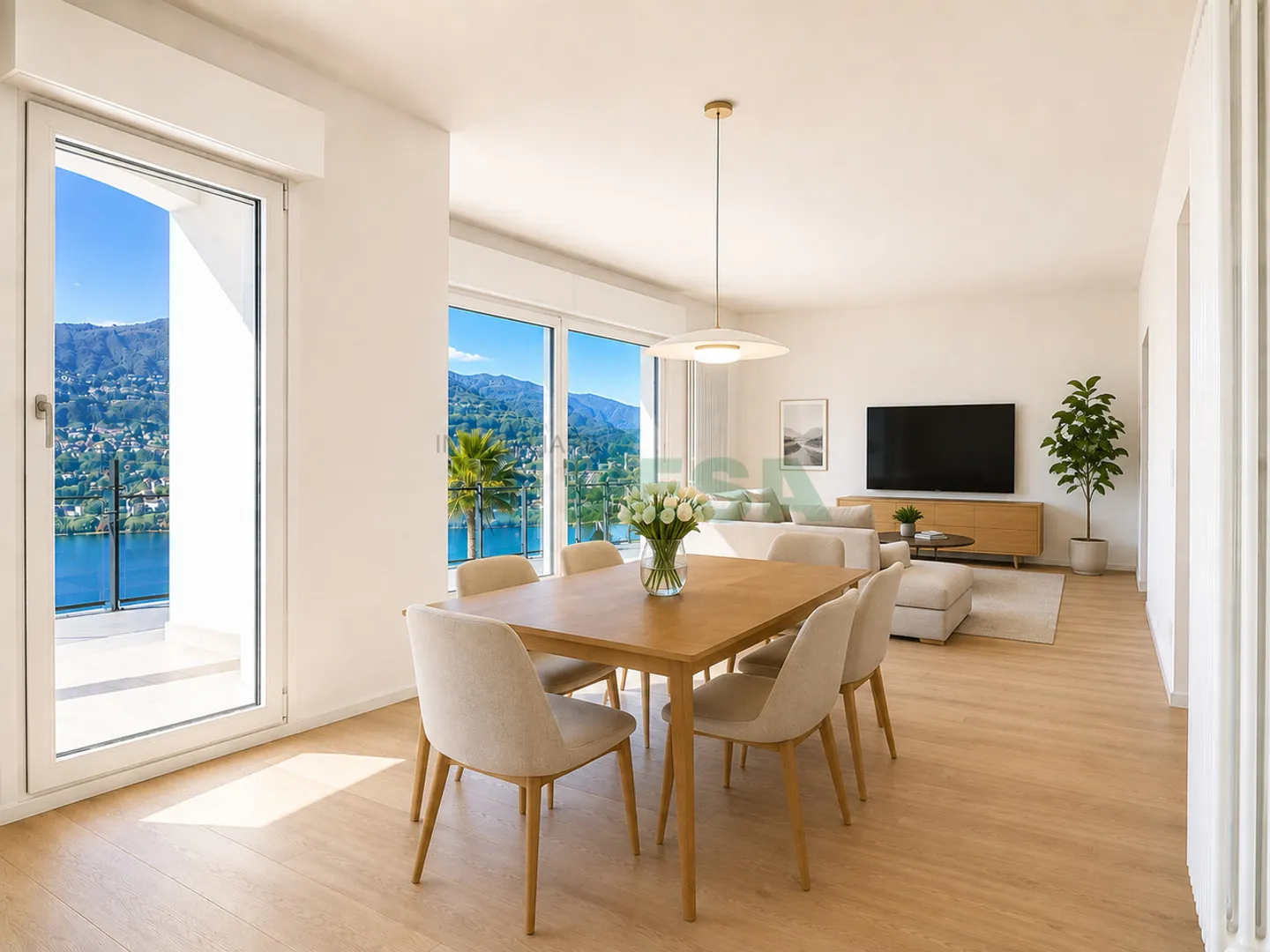 Wunderschöne 4,5-Zimmer-Penthousewohnung mit spektakulärem Seeblick - Foto 2 von 11