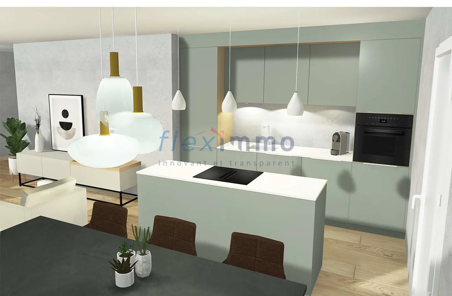 A 5 minuti dalla stazione, appartamento nuovo di 4,5 locali con terrazza - Foto 3 di 4