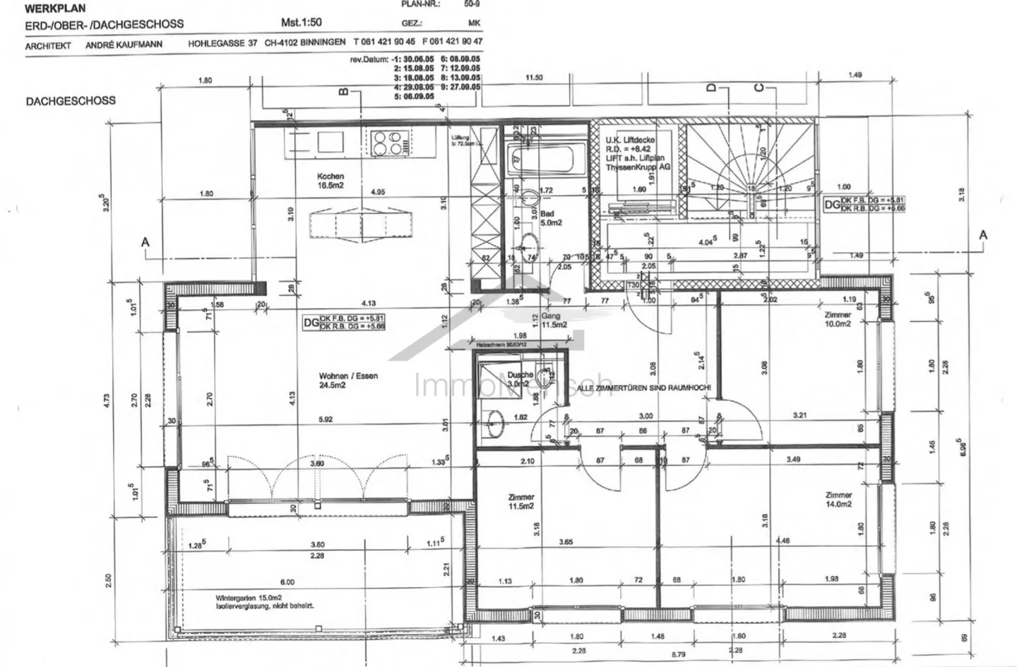 Appartamento con giardino 4,5 locali in una casa di 3 famiglie a Bottmingen popolare - Foto 10 di 10