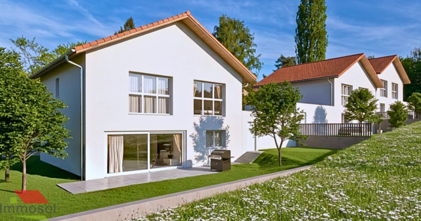 New promotion in Thierrens - Family villas 6.5p with garden - Photo 1 of 9