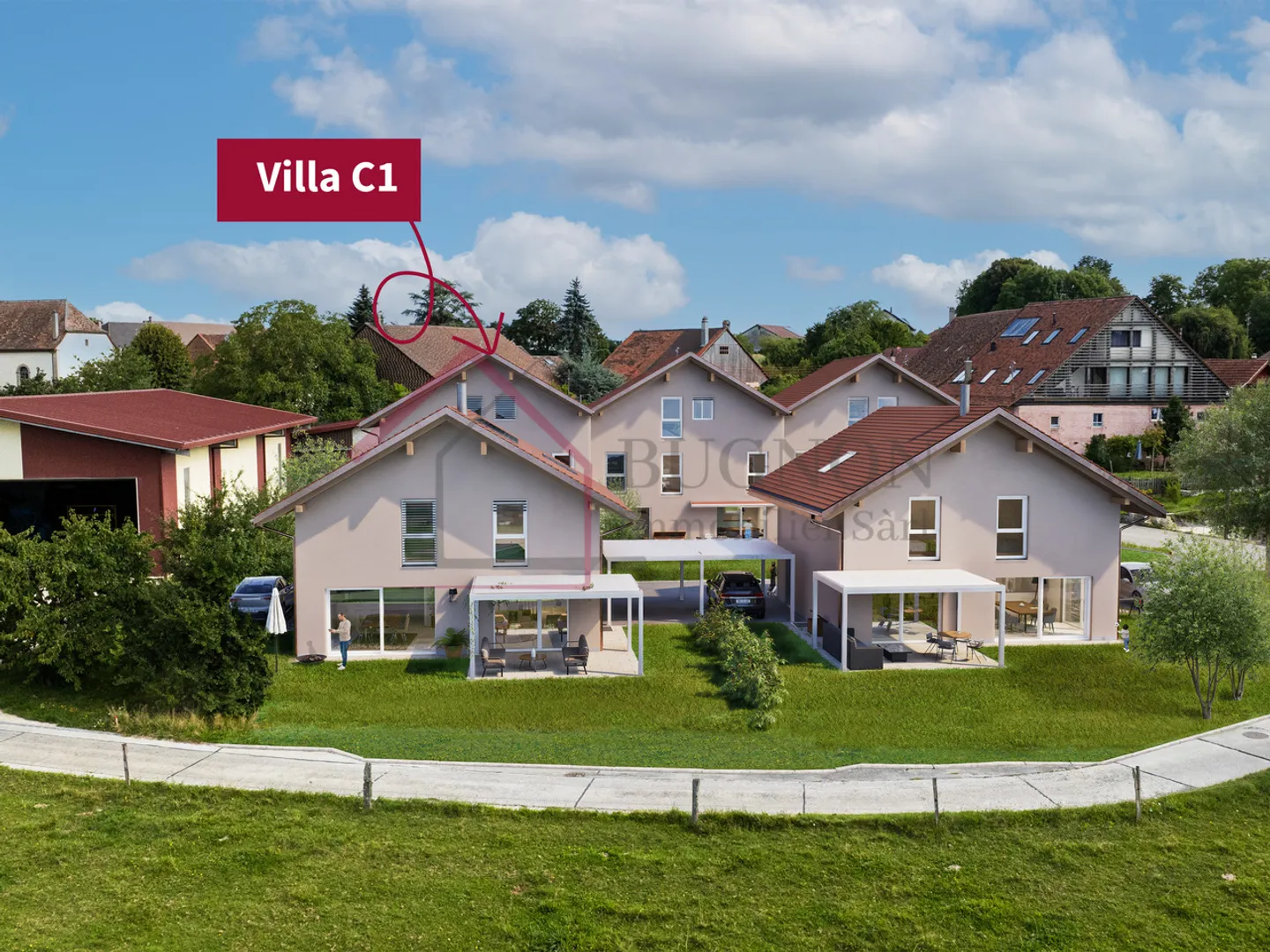LE VILLE DEL GRAND PRÉ  Villa contigua in PPE 4.5 stanze - Lotto C1 - Foto 10 di 10