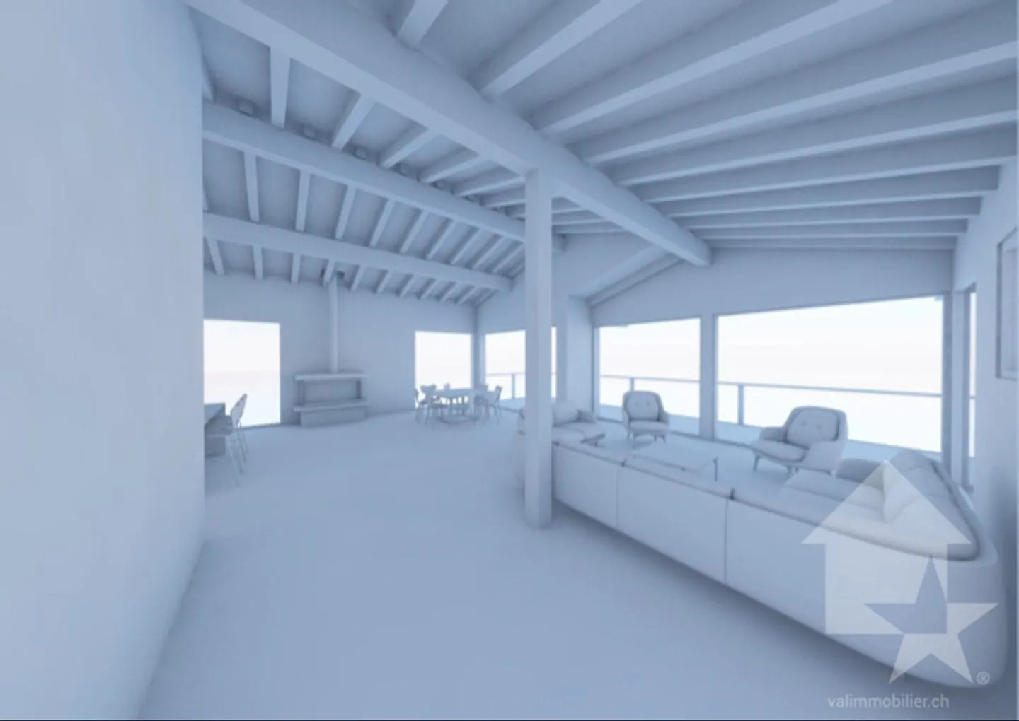 Under construction, traditional chalet, quiet area, panoramic view - Photo 7 of 11