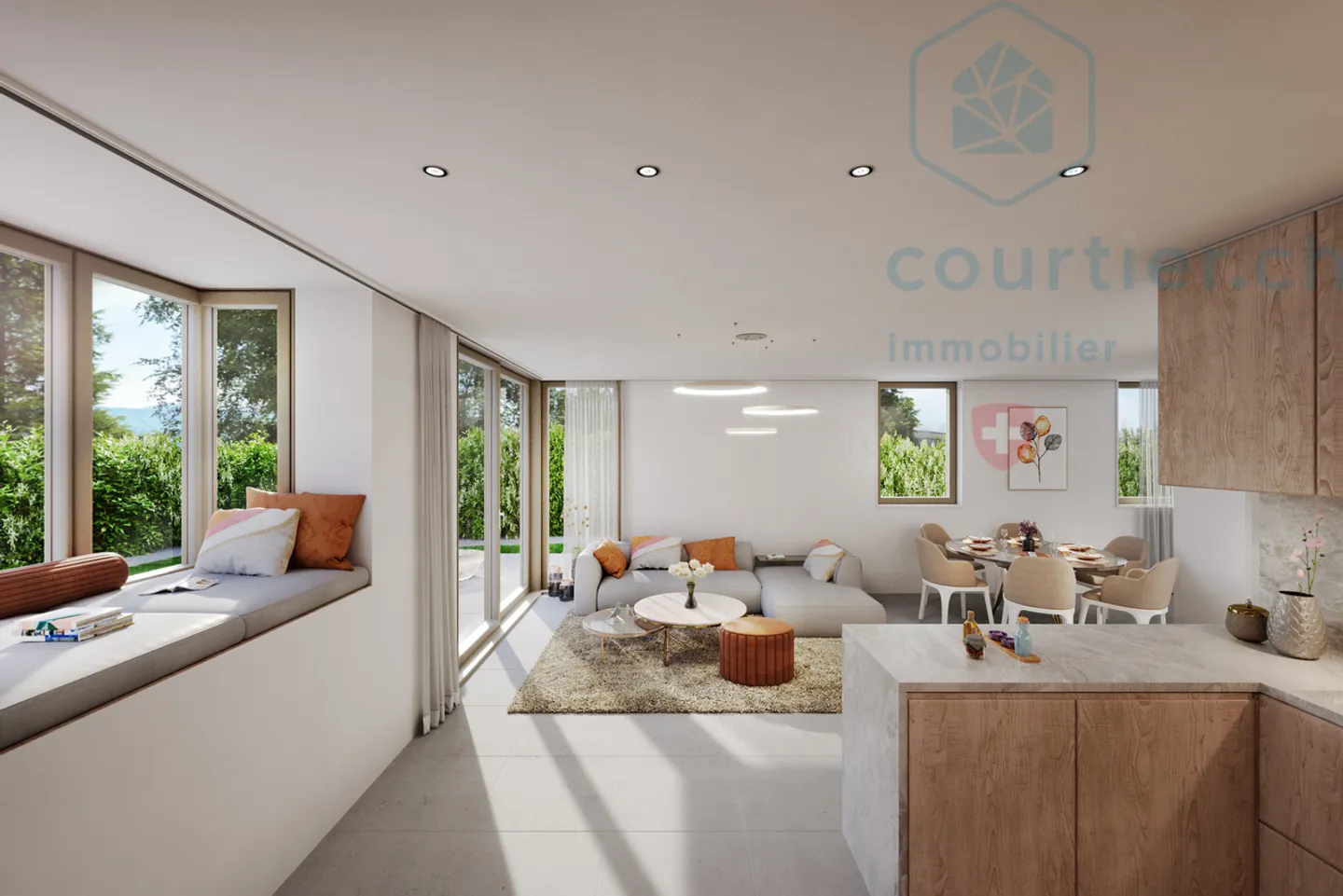 Villa contemporanea nuova di lato - cantiere in corso - Foto 11 di 13