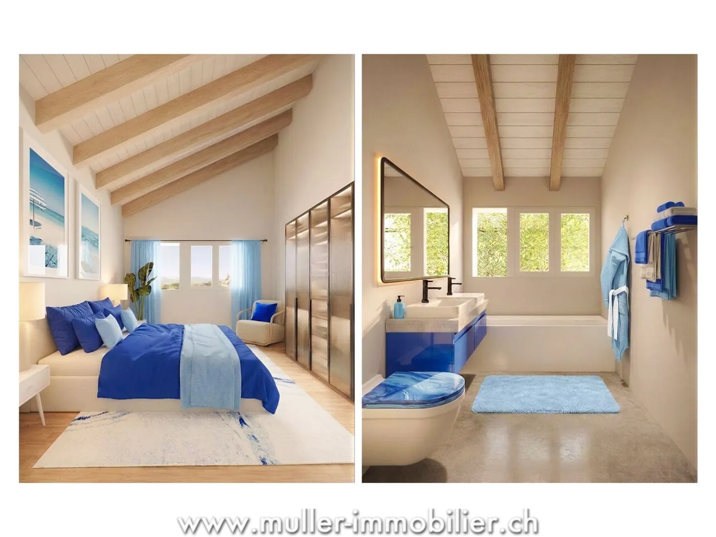 Einzelvilla mit Panoramablick in Aigle - Foto 5 von 13