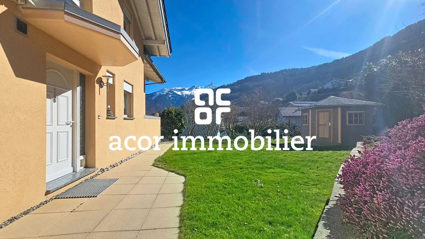 Villa mit spektakulären Volumen mit Blick auf die Alpen - Foto 9 von 9