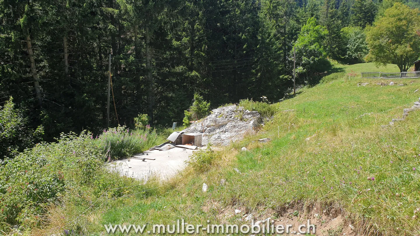 Baugrundstück mit gültiger Genehmigung in Savièse - Foto 3 von 13