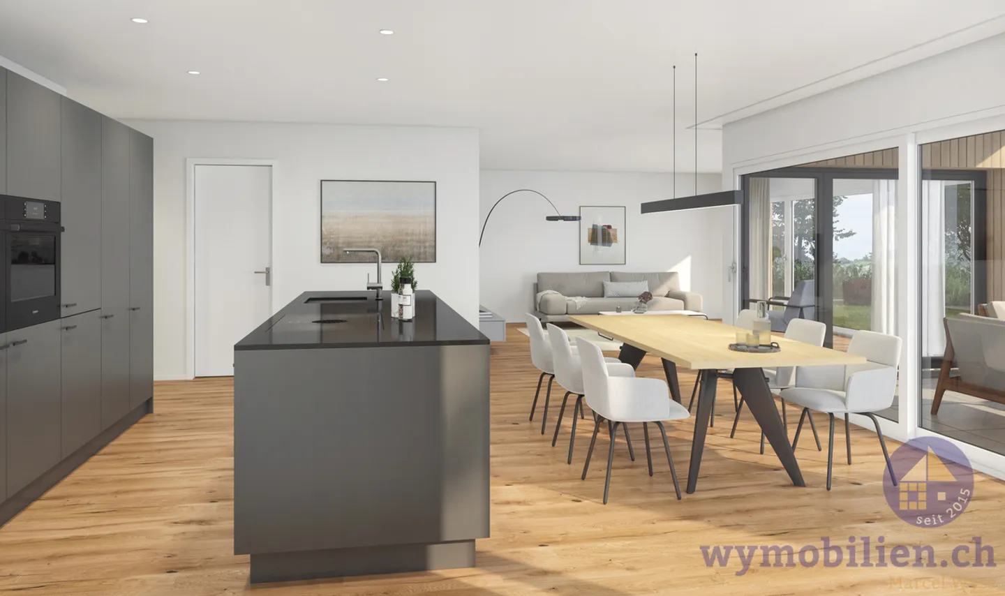 Modernes Mehrfamilienhaus in Aefligen - Foto 7 von 13
