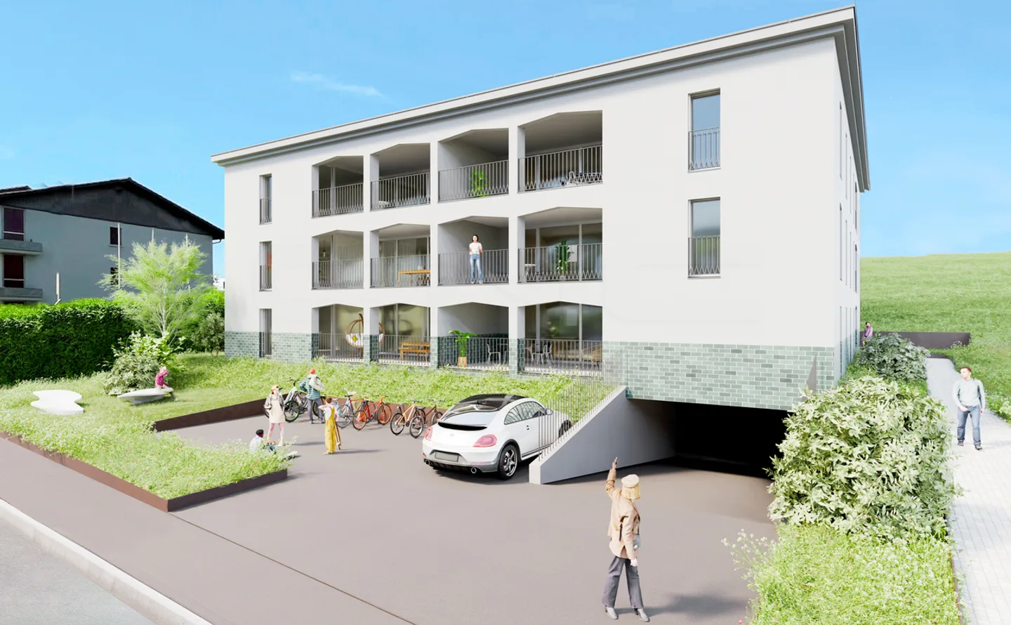 Nuova promozione nel cuore di Corminboeuf - 4.5 stanze - Foto 3 di 13