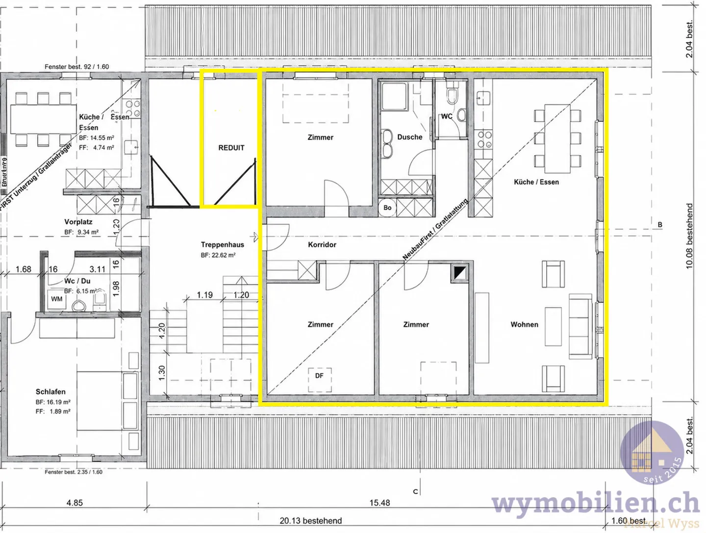 4.5-Zimmer-Wohnung - praktisch - grosszügig - preiswert! - Foto 3 von 4