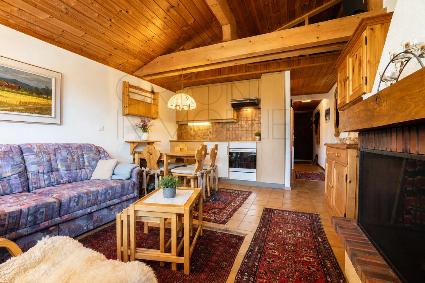 2,5-Zimmer-Wohnung in Arsets mit Balkon und Dachboden - Foto 3 von 12