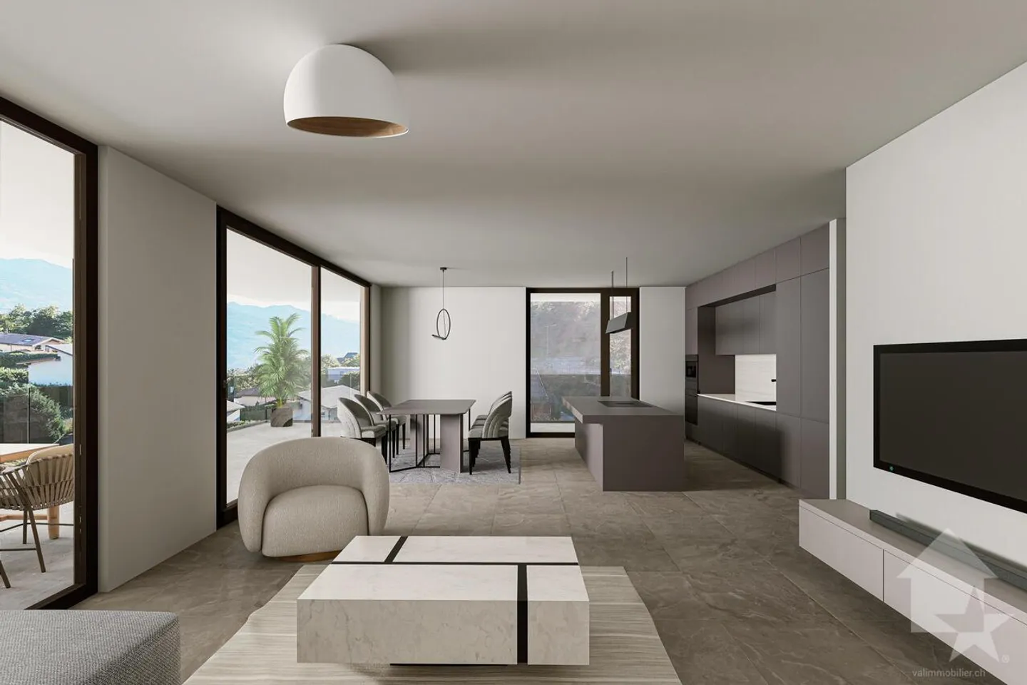 Chermignon, ultimo appartamento nuovo 5.5 stanze in costruzione - Foto 6 di 11