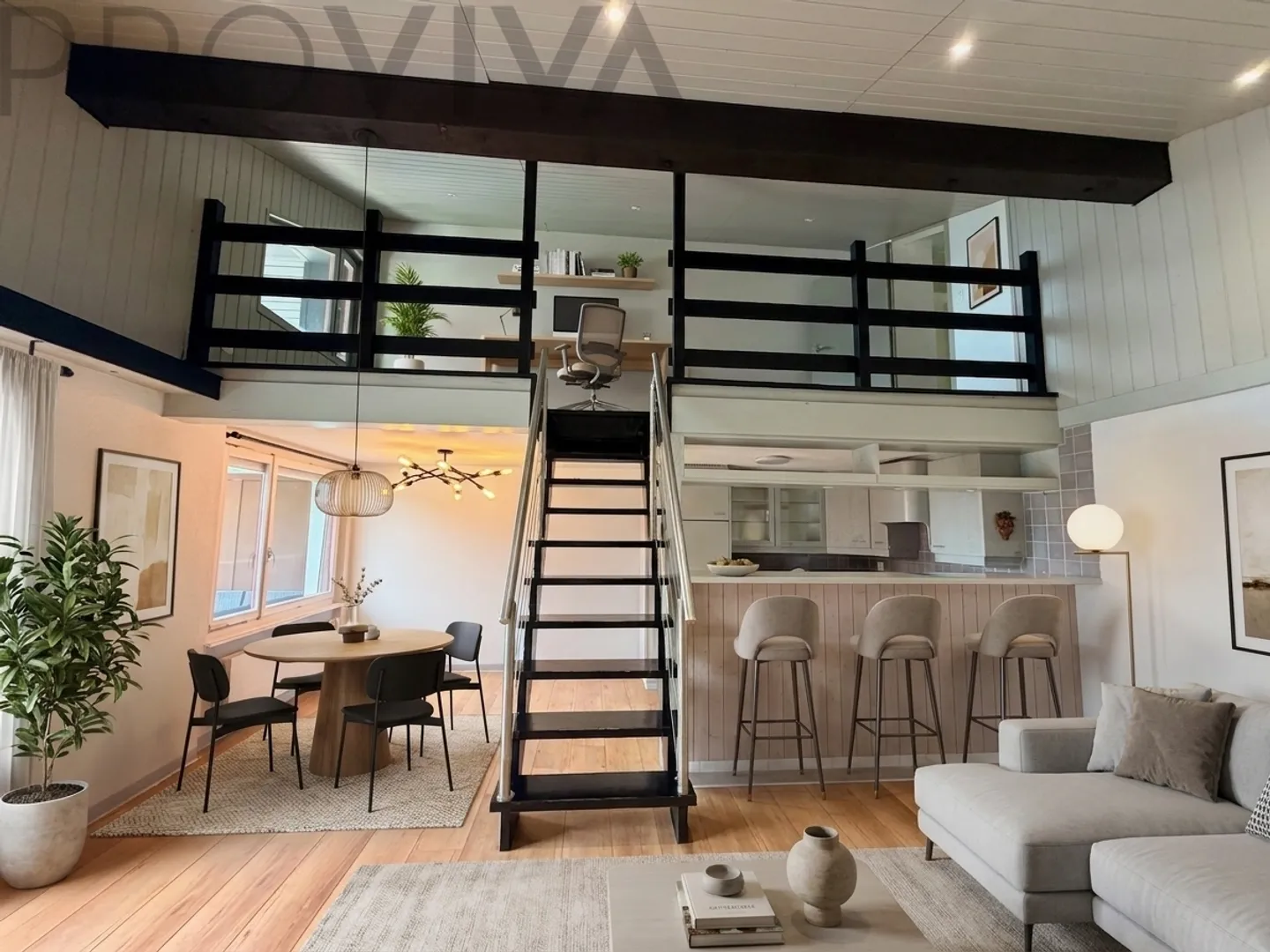 Penthouse mit atemberaubendem Alpenblick - Foto 4 von 7