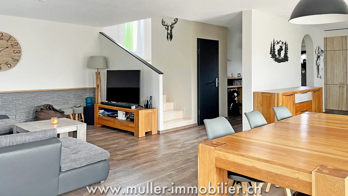 Very beautiful detached villa between Bulle and Oron-la-Ville - Photo 8 of 13