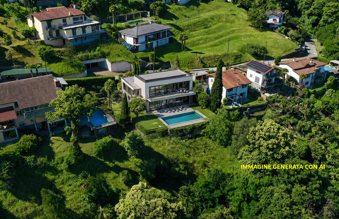 Terreno edificabile in posizione privilegiata con vista lago - Foto 6 di 9