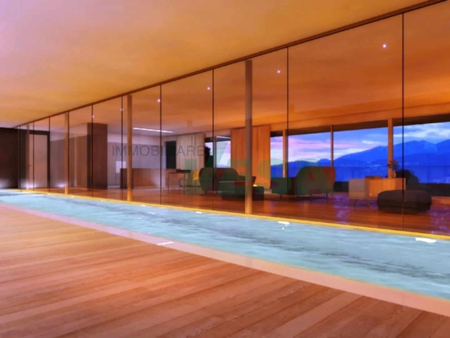 Nouvel et superbe appartement avec belle vue et piscine privée - Photo 5 sur 9