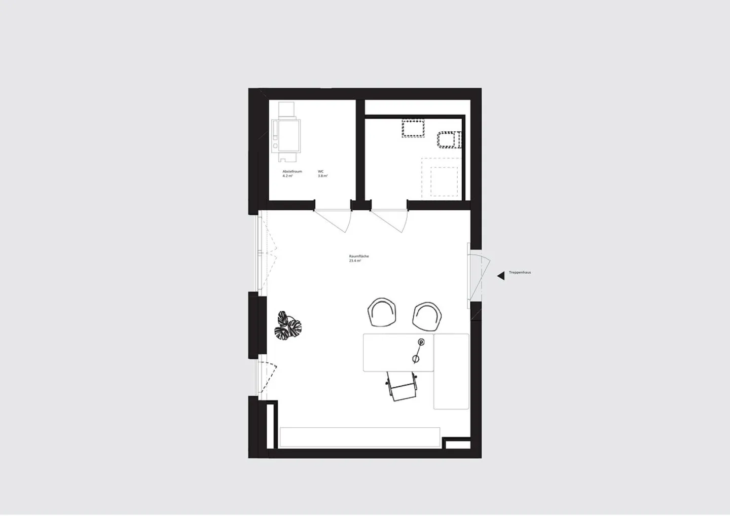 Atelier luminoso nel cortile - Spätzstrasse 31, Horgen - Foto 5 di 5