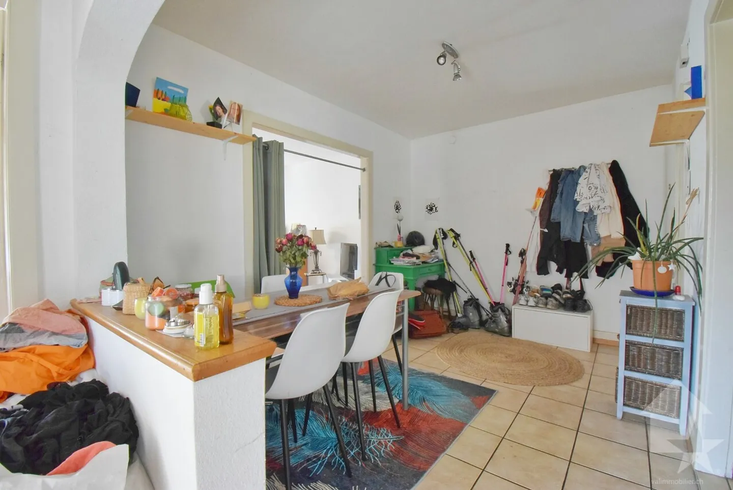 Schöne 3,5-Zimmer-Wohnung im Stadtzentrum von Sion mit Mietern - Foto 8 von 12