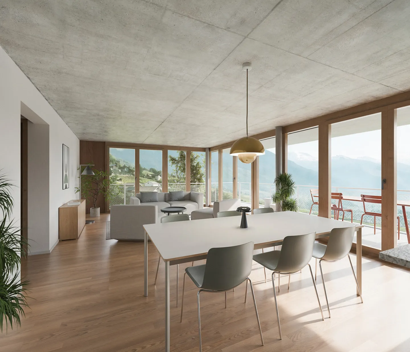 4.5 ROOM APARTMENTS ON PLAN IN CORIN - Photo 4 of 6