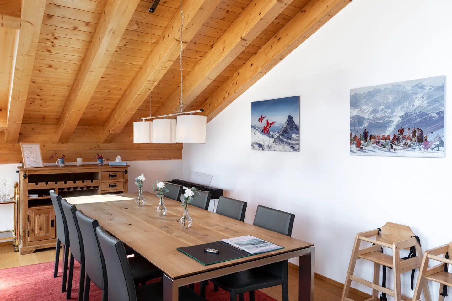 5.5 Zimmer Dachwohnung an grandioser Lage in Grächen - Photo 5 sur 13