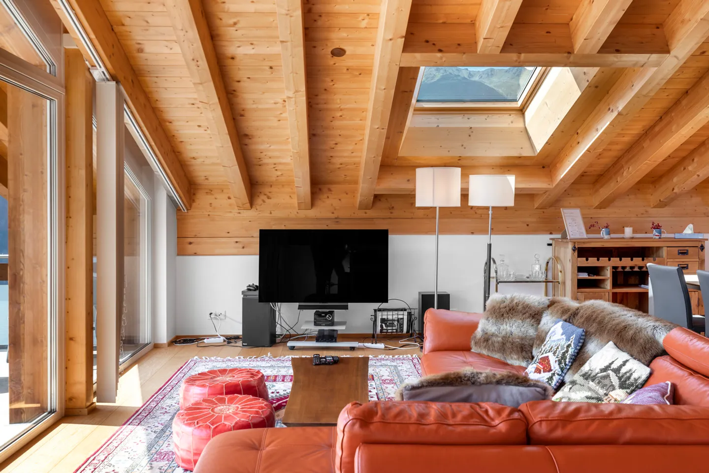 5.5 Zimmer Dachwohnung an grandioser Lage in Grächen - Photo 4 sur 13
